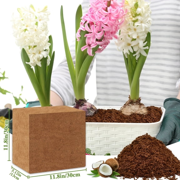 10LB Premium Coconut Coir Compressed Coco Coir Brick