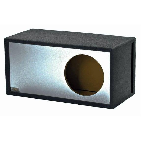 10LSVB- Brushed Aluminum - 10" Single Vented SPL- Brushed Aluminum
