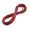 thumbnail image 1 of 10M 0.25mm2 2 Cores Copper Conductor Black Red Insulated Electric Cable Wire, 1 of 3