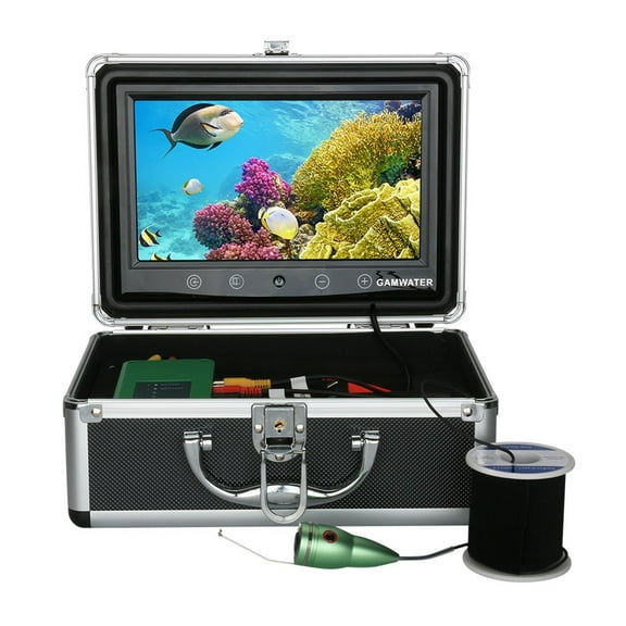10M 1000tvl Underwater Fishing Video Camera Kit 6 PCS White LED Lights With 9" Inch Color Monitor ,Cool Gifts for Fishing