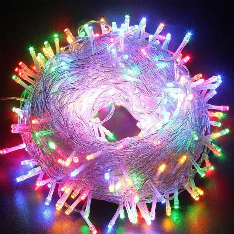 10M 20M 50M 100M Christmas Garland Lights Led String Fairy Light ...