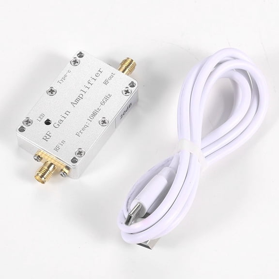 10M-6Ghz Rf Gain Receiver 10Db 20Db 30Db40Db High Flatness Rf Power Receiver
