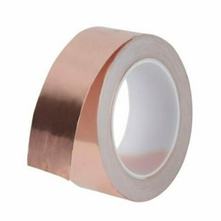 Bertech Copper Conductive Tape, 1/4 Wide x 36 Yards Long, 2.75 Mil Thick on A 