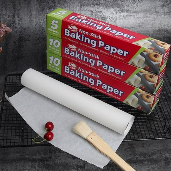 10M Baking Paper Barbecue Double-sided Silicone Oil Paper Parchment Oven Pap WA