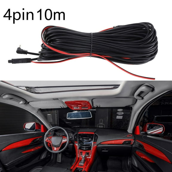 10M Car DVR for Dash Camera Cable 2.5mm 4Pin Extension Wire for Rear View Camera