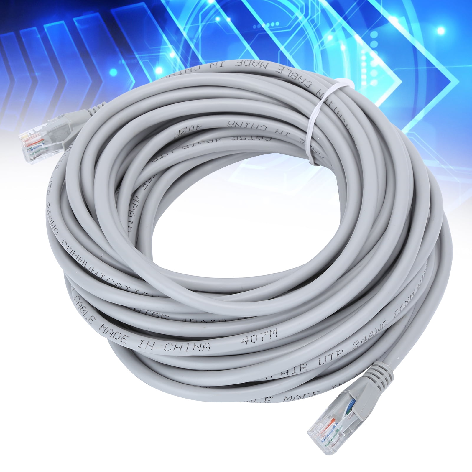 10M Cat5E Network Cable, Oxygen,Free Copper RJ45 Ethernet Wire For ...