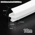 thumbnail image 1 of 10M Door Window Sealing Strip Rubber Window Weather Seal Strip Sound Insulation Windproof Silicone Strip Seal Gap Filler, 1 of 8