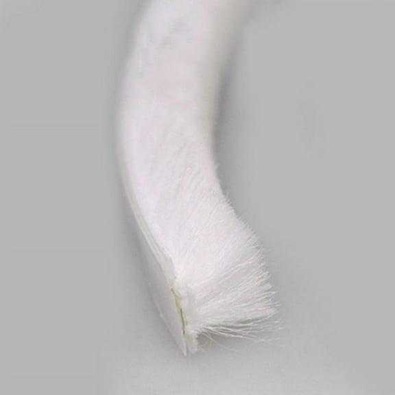 10M Draught Excluder Brush Casement Door Seal Tape Weather Strip White 9×9mm