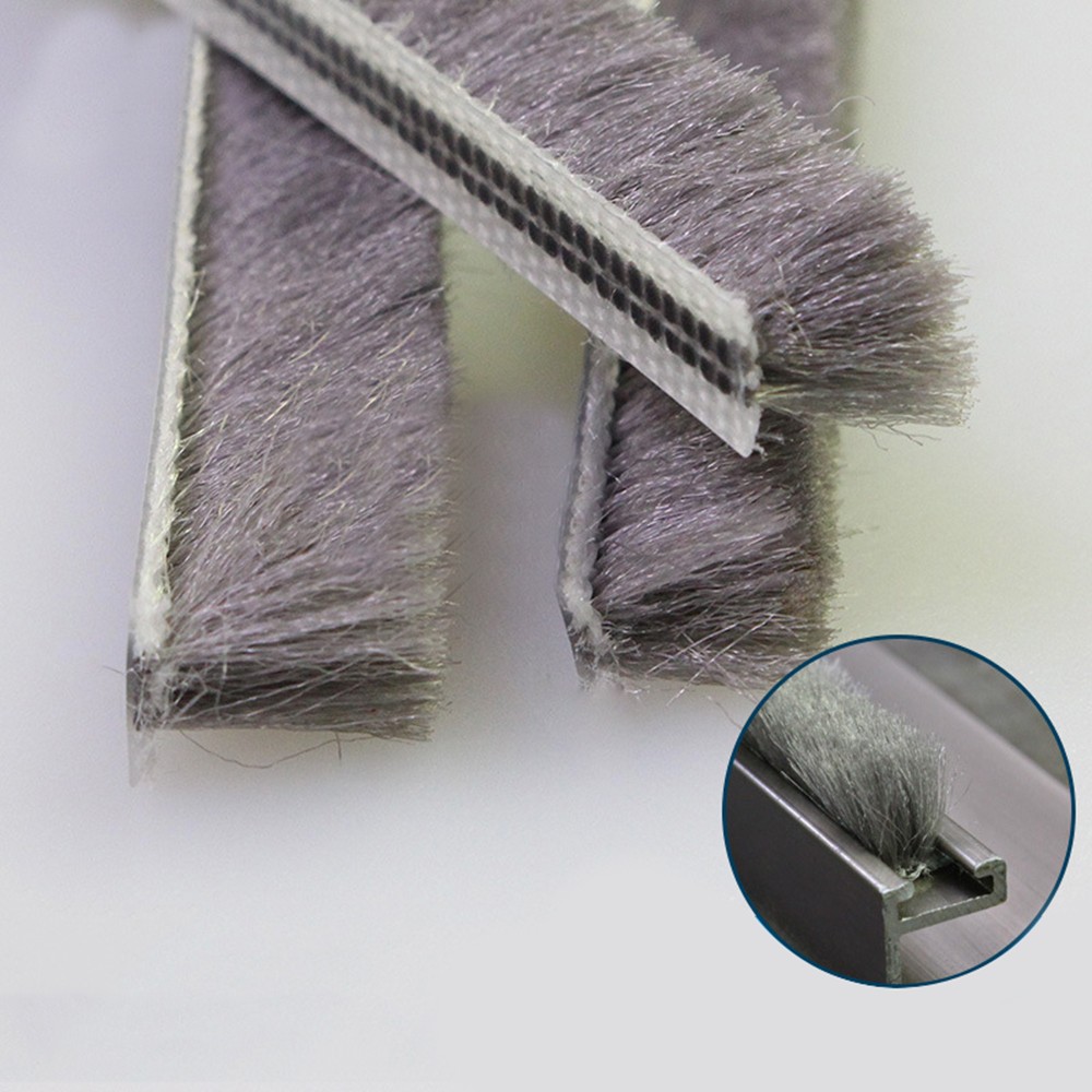 Hairy Seal Brush Pile Draught Excluder Suitable For Casement Doors And Cabinets (5mm X 10mm