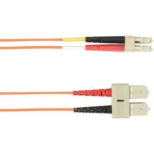 10M LC/LC 50-MICRON MM SCLC PLENUM ORANGE FIBER OPTIC CABLE