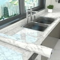 thumbnail image 1 of 10M Marble Kitchen Oil-Proof Film Waterproof Self-adhesive Wall Tile Sticker Moisture-Proof Countertop Cabinet Cover Wallpaper, 1 of 9