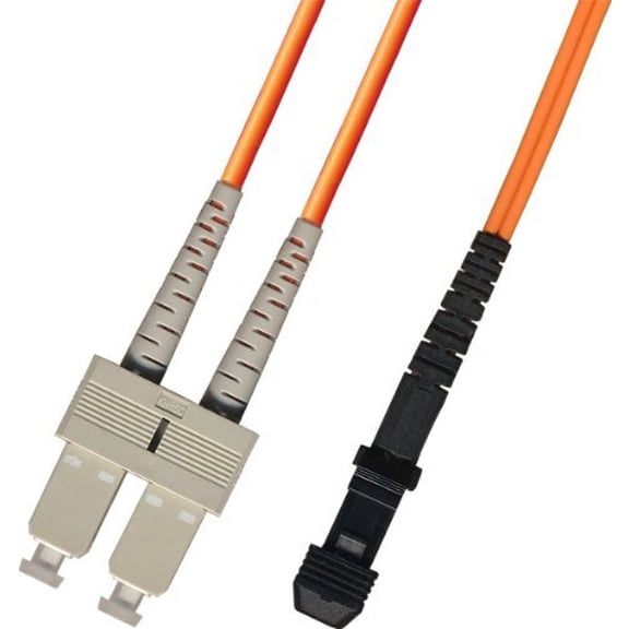 10M Multimode Duplex Fiber Optic Cable (62.5/125) - MTRJ to SC