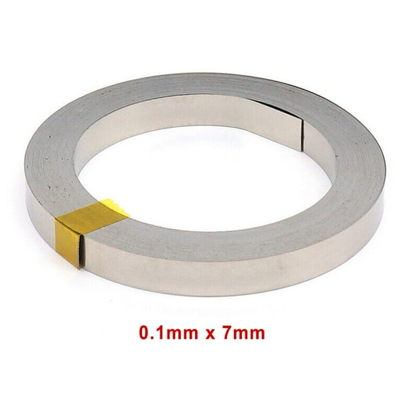 10M Nickel-Plated Strip Soldering Lithium-Ion Flexible Solder Joint Home Diy 0.1Mm X 7Mm Smile Home