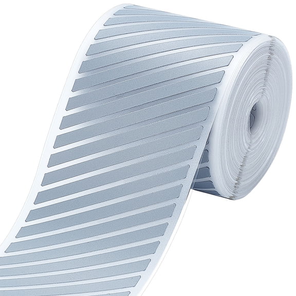 10M PES Reflective Heat Transfer Trimming Stripe Pattern Sublimation Tape Dark Gray 55x0.2mm diy