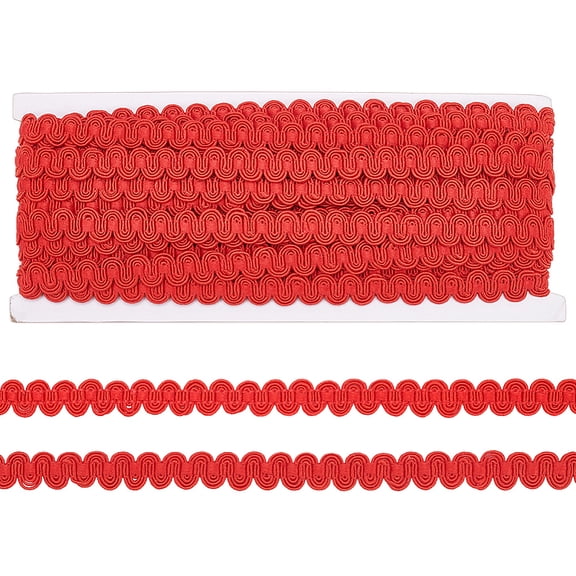 10M Polyester Ribbons for Christmas Party Decoration FireBrick 3/8 inch(11mm) about 10.94 Yards(10m)/Set