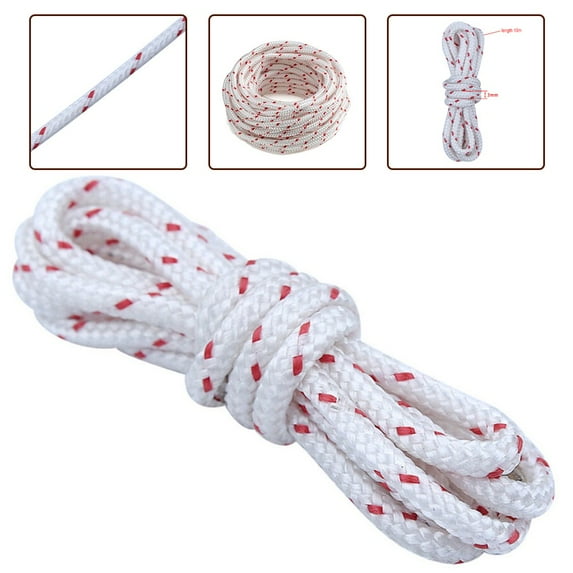 10M Recoil Pull Starter Cord Rope 3mm for STIHL Poulan ECHO Lawn Mower