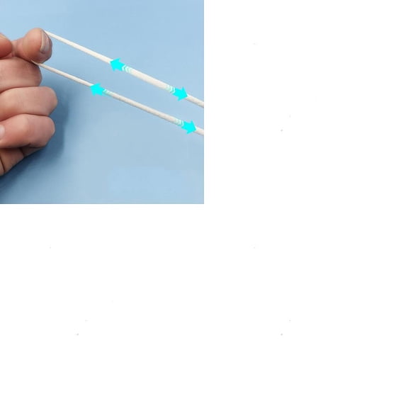 10M Round Nylon Elastic Band for Mouth Cover Ear Loop Mouth Cover Elastic Cord DIY Disposable Mouth Cover Material White 3mm 10.94 Yards(10m)/bag