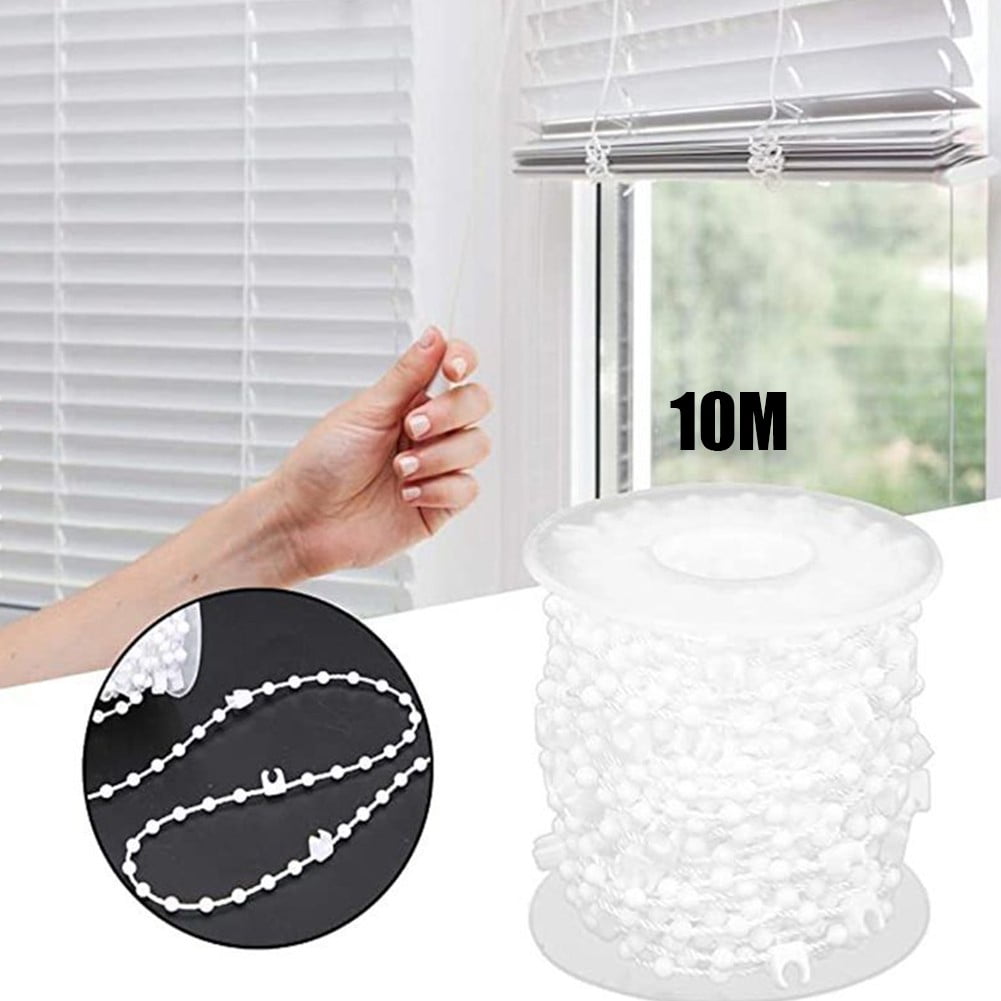 10M Vertical Blind Bottom Chain Link Beaded Cord Join Clip Connector