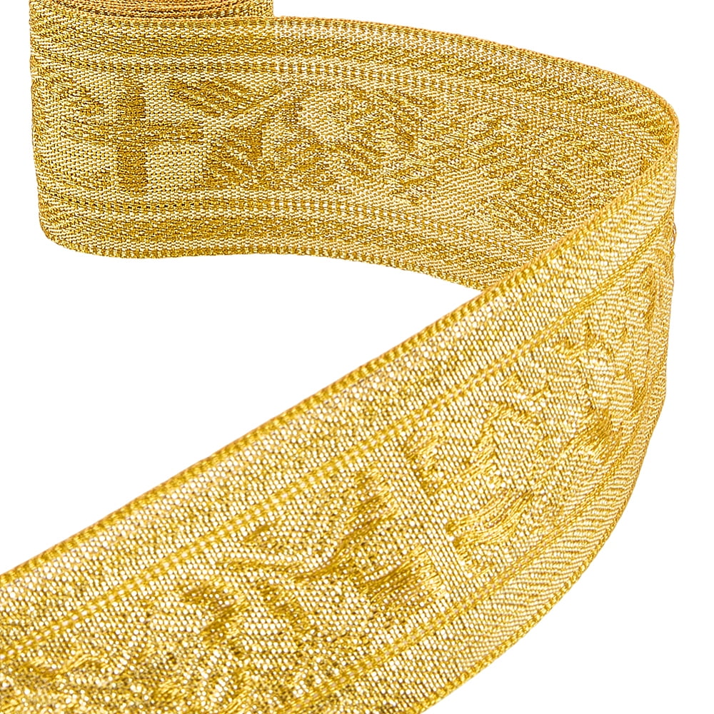 10M Vintage Jacquard Polyester Ribbon Emobridered Woven Ribbon for ...