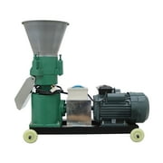 10MM Chicken Feed Pellet Mill Machine Animal Feed Granulator Machine Electric Food Mill Grinder Three-Head Pressure Roller 220V 200kg/h