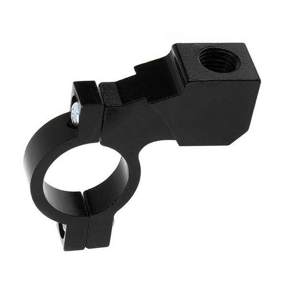 10MM Thread Dia Motorcycle Handlebar Rearview Mirror Clamp Bracket black