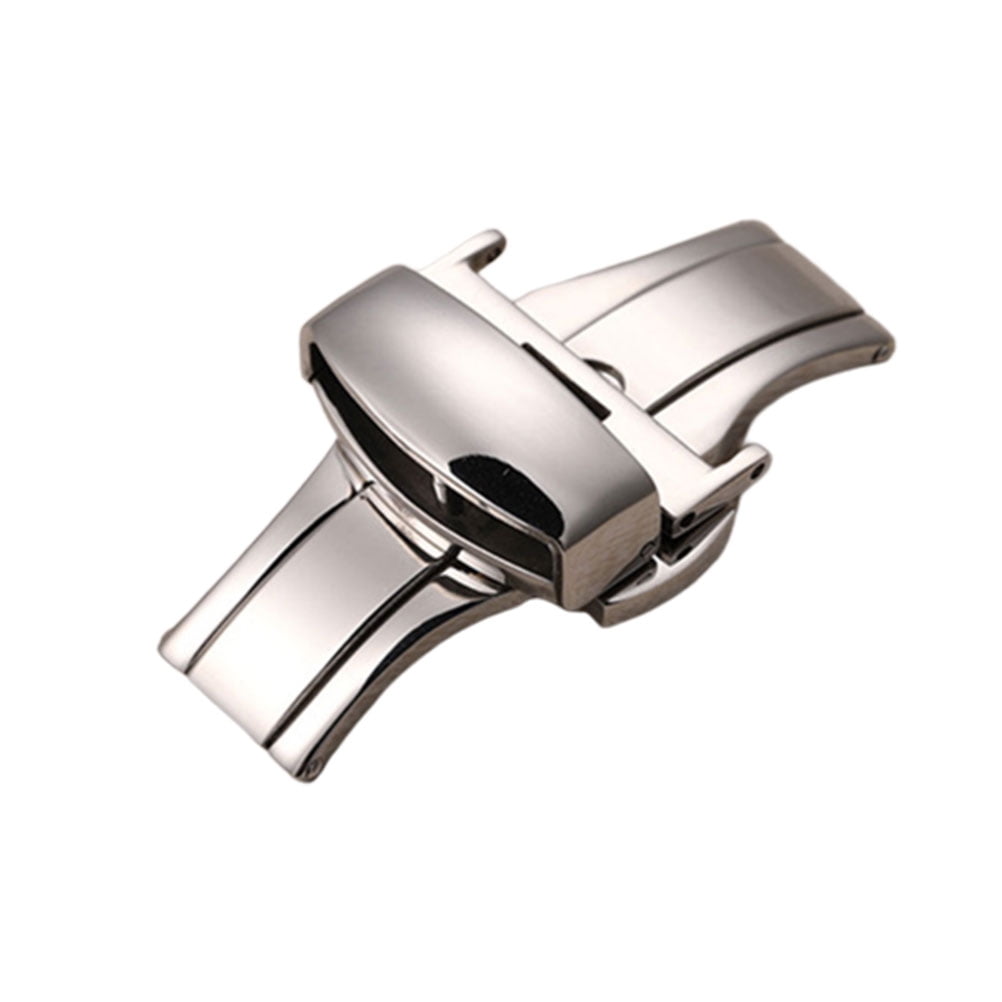10MM Watch Buckle Stainless Steel Double Push Button Deployment Clasp