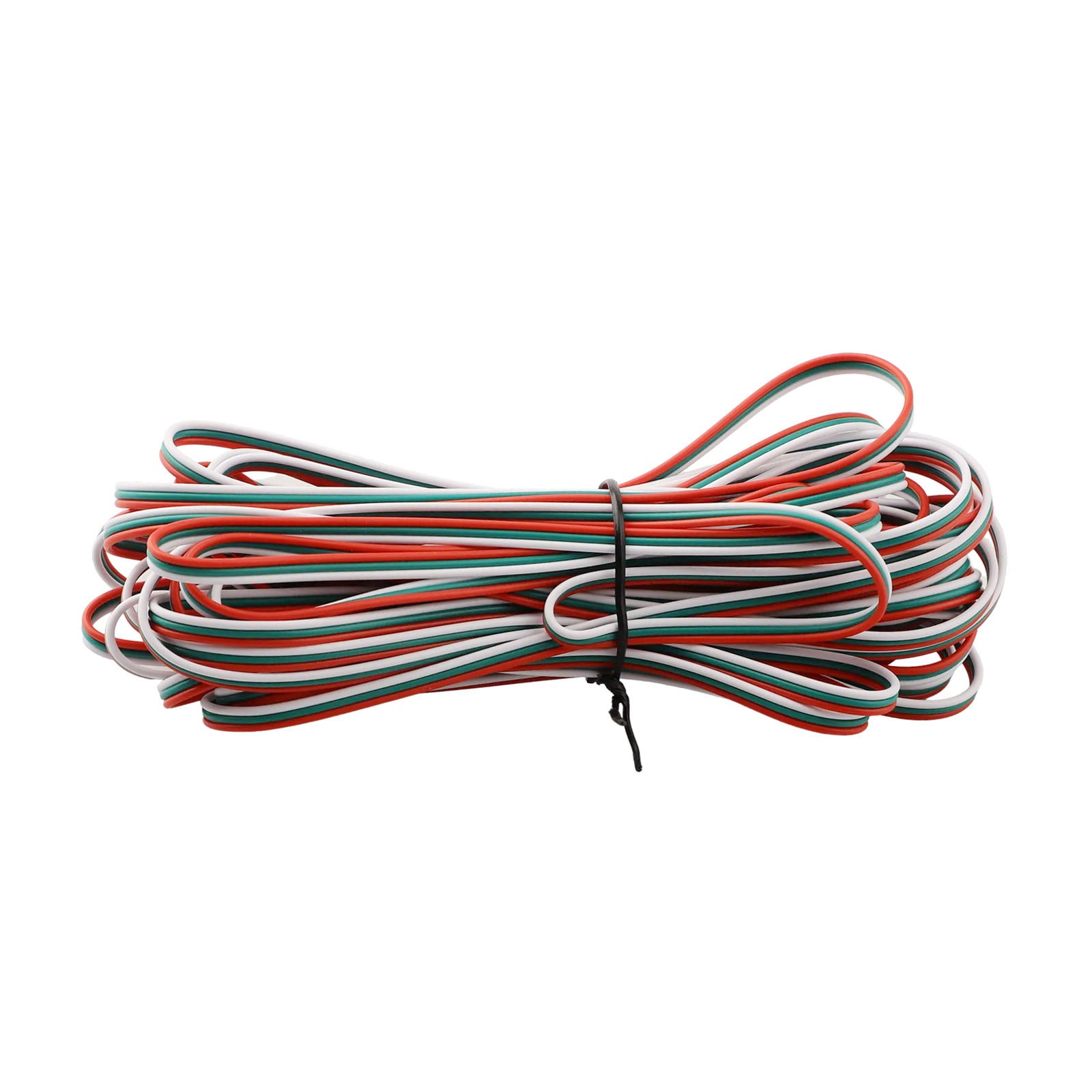 Stranded Wire For Extention 10Meter Extension Cable 3 Pin Wire Cord, Hookup Electrical 3 Color Wire ...
