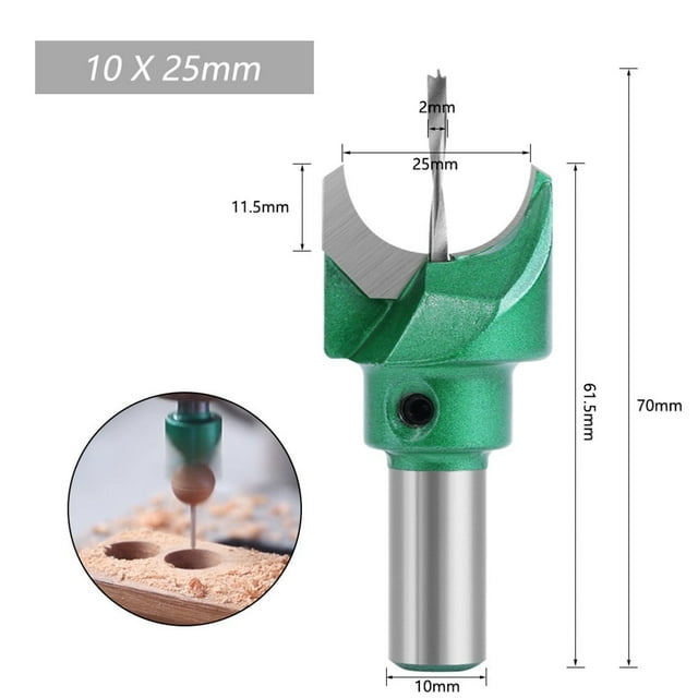 10Mm Shank Router Bit Buddha Beads Ball Milling Cutter Carbide