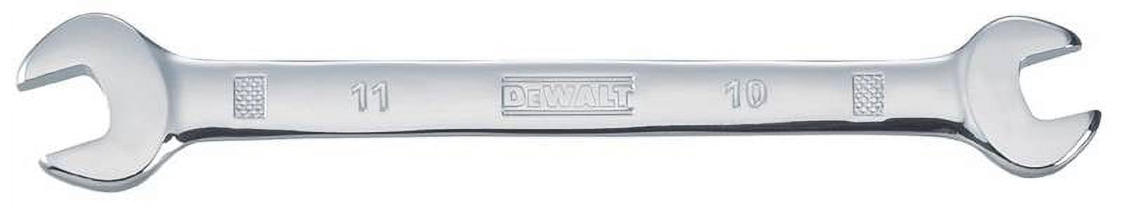 DeWALT DWMT75432OSP Open End Wrench 10 x 11 mm Head Polished Chrome