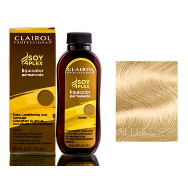 10N / 12B1 - Blondest Beige , Clairol Professional Liquicolor Permanente Liquid Permanent Hair Color Dye , Hair Scalp Head - Pack of 1 w/ SLEEKSHOP Teasing Comb