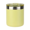 thumbnail image 1 of Ozark Trail 10oz Ceramic Lined Stainless Steel Lowball Tumbler with Magnetic Tritan Transparent Slider Lid, Yellow, 1 of 17