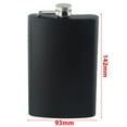10Oz Hip Flask Stainless Steel Whiskey Liquor Pocket Wine Bottle Large