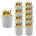 thumbnail image 1 of 10PACK 32oz Buckets - Reusable Punch Bowls, 1 Liter Ice Bucket, for Party, Beach, Smoothie, Stackable, 1 of 6