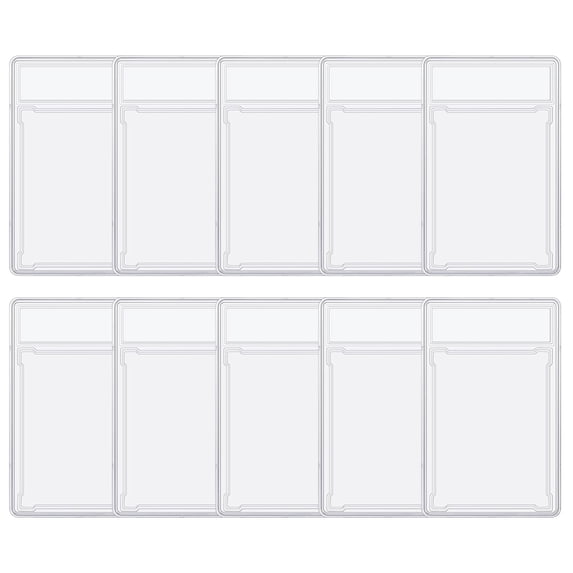 10PACK PSA Style Graded Card Holder, Empty Slab Protector Holders with Label Position for Grading Baseball Football Gaming Trading Display Sports Game Card Collector