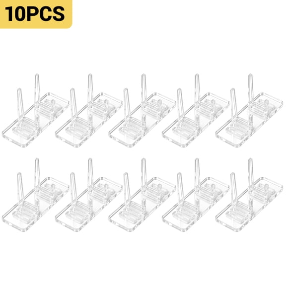10PACK Trading Card Display Stand, Clear Acrylic Baseball Card Display Picture Holder Stands for PSA Graded Cards Sports Cards