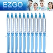 EZGO 10PC 3ml Teeth Whitening Gel Refill Pack Kit 35% Carbamide Peroxide Gel, Teeth Whitening Kit without Light, Clinic Tooth Whitener