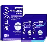 MySmile Teeth Whitening Strips 14 Treatments Kit, 28pcs Hydroxyapatite-Infuse White Strips, Non-Sensitive Teeth Whitening with Soothing Natural Ingredients, Enamel-Safe, Residue-Free, Non-Slip