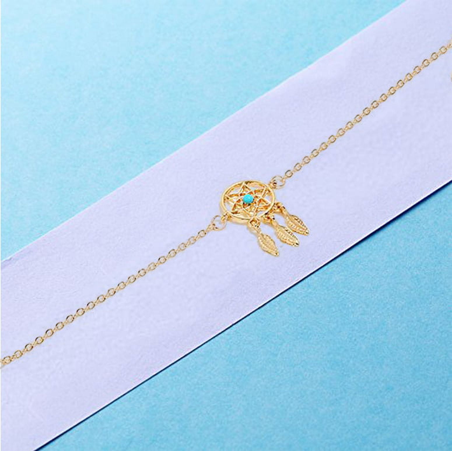 10PC 6 Pairs tassel Earrings Set Women 4 Dreamcatcher Bracelet Jewelry Set Gift