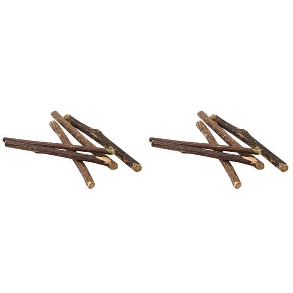 10PC Apple Wood Chew Sticks Twigs for Small Pets Rabbit Guinea Pig Parrot pet