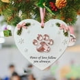 thumbnail image 1 of 10PC Blossoming Hope Heart Shape Card - Love and Courage, Floral Holiday Encouragement Greeting Card Christmas Tree Ornaments Inspirational Message Keepsake Gift for Friends and Family（Footprints）, 1 of 7