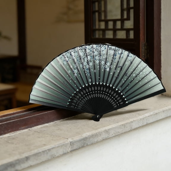 10PC Christmas decorations Fan Ancient Style Folding Fan Opening And Closing Fan Is Used For Summer Fanning Home Decoration Photography