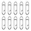 10PC High Strength Fishing Snap Saltwater Stainless Connector Snaps Swivels Tackle Steel Power Fishing Clip Lure Quick Change
