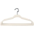 thumbnail image 1 of 10PC Household Flocking Hangers Velvet Anti Slip Clothing Hangers, 1 of 8