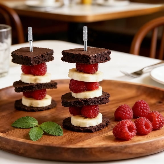 10PC Metal Cocktail Picks, 4in Stainless Steel Reusable Toothpicks Skewers for Drinks Garnish Martini Olive Appetizers Bar Accessories Gift D