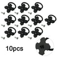 thumbnail image 1 of 10PC Mexican Pine Furniture Metal Handles Vintage Drawer Knobs Pulls Black, 1 of 8