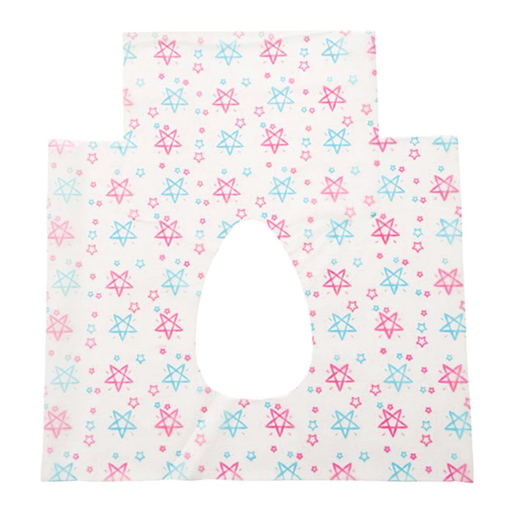 10PC Portable Business Toilet Pad Cover Mat Disposable Seat Travel