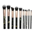 10PC Portable makeup brush set, foundation brush, eye shadow brush set