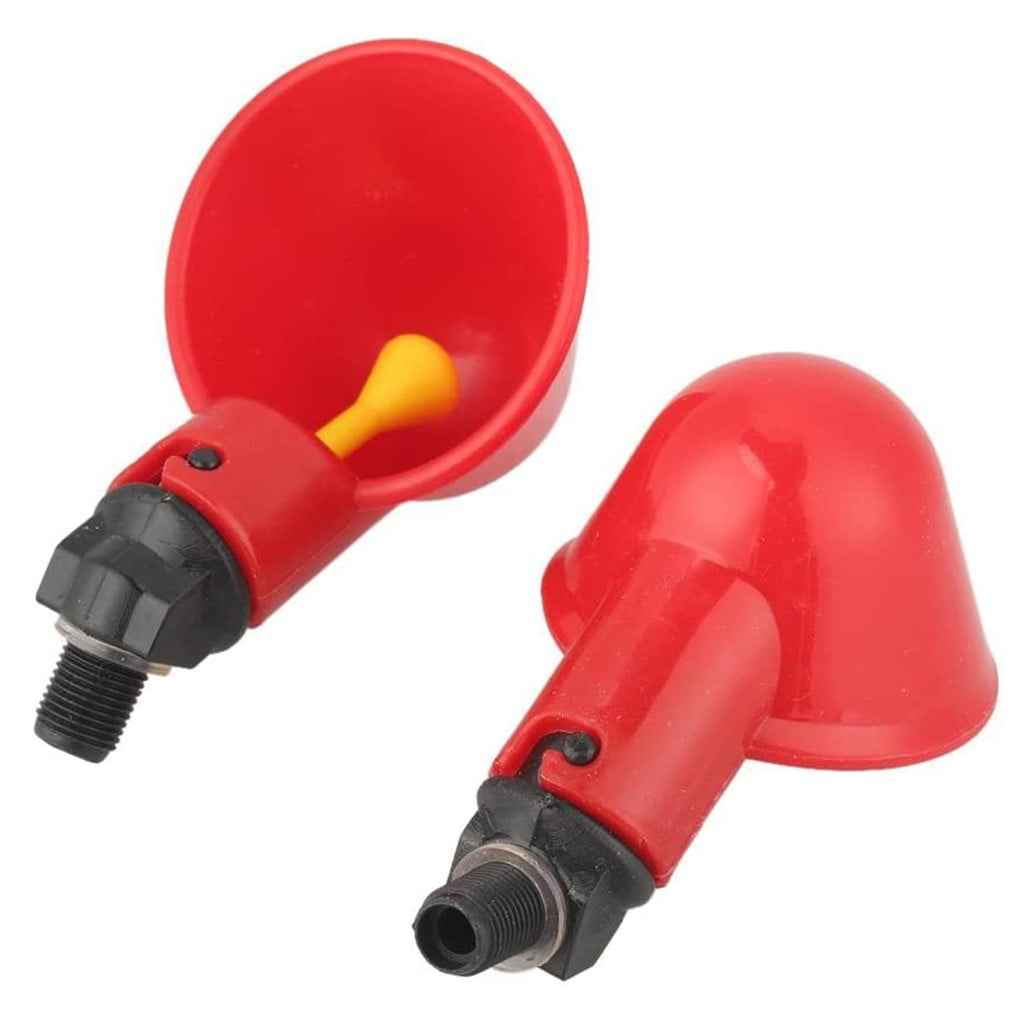 10PC Poultry Water Drinking Cups- Chicken Hen Automatic Drinker ...