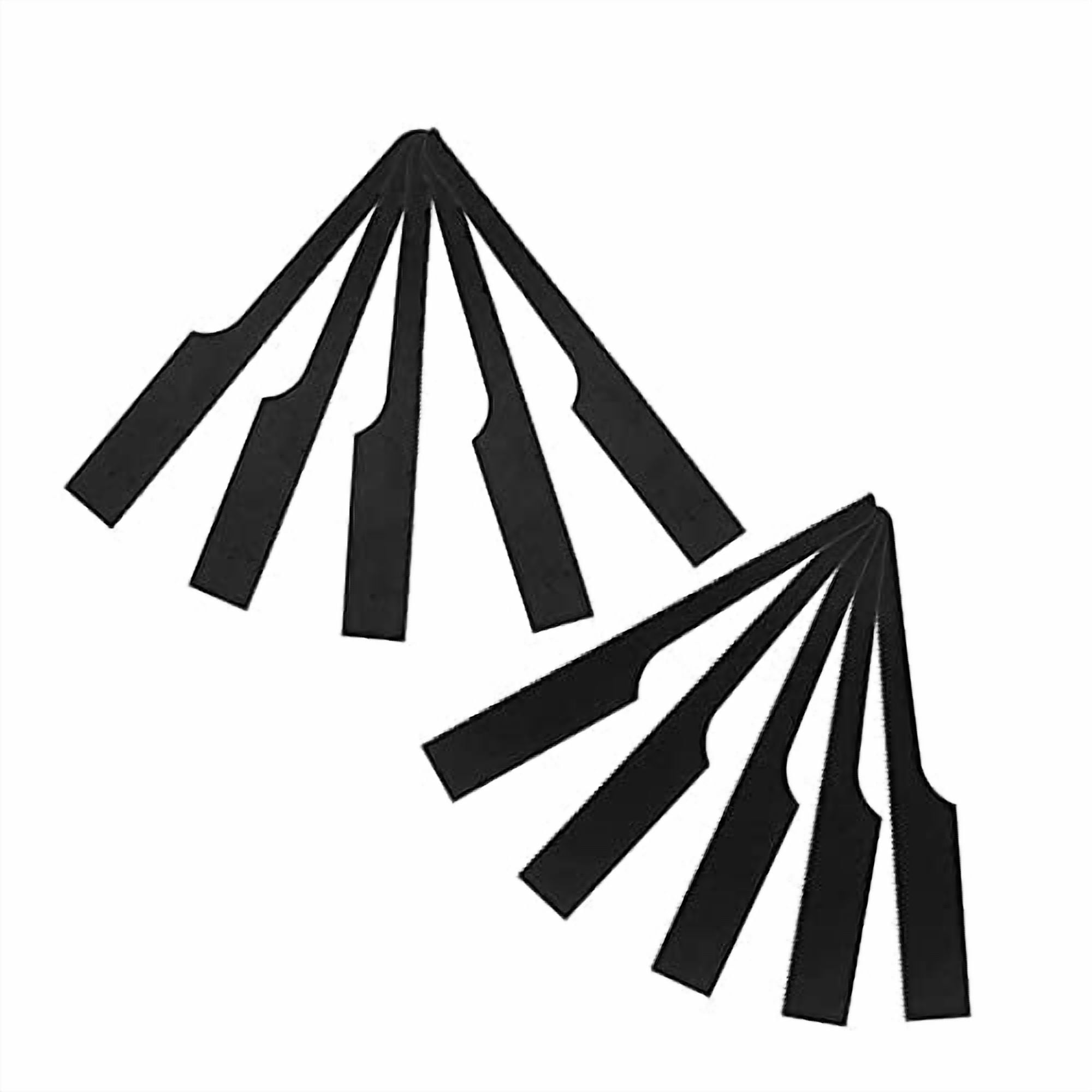 10PC Reciprocating Air Saw Blades Bi-Metal Wood Power Tool Accessories Black Air Saw Hacksaw Blades for Metal Woodcutting 32T