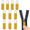 thumbnail image 1 of 10PC Removable Zipper Pull Replacement, Zip Repair Kit for Jackets, Backpacks & Luggage, Easy Install Zipper Head, Durable Rubber & Metal Zipper Puller for Clothing, Boots & Bags, 1 of 6